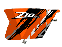 комплект наклеек на двери CFMOTO CFZ10 (оранжевый)
